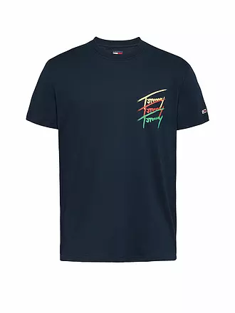 TOMMY JEANS | Camiseta
Produktname: T-Shirt
Marke: TOMMY JEANS
Farbe: dunkelblau
Kategorien: Mode,Herren

Ärmellänge: Kurzarm
Ausschnitt: Rundhalsausschnitt
Material: Jersey,Baumwolle
Musterung: Logo,Print
Passform (Oberbekleidung): Regular
Stil: Young Fashion | 